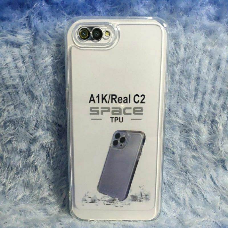 Soft Case Clear Space Bening OPPO A1K/Realme C2 Casing Transparan TPU