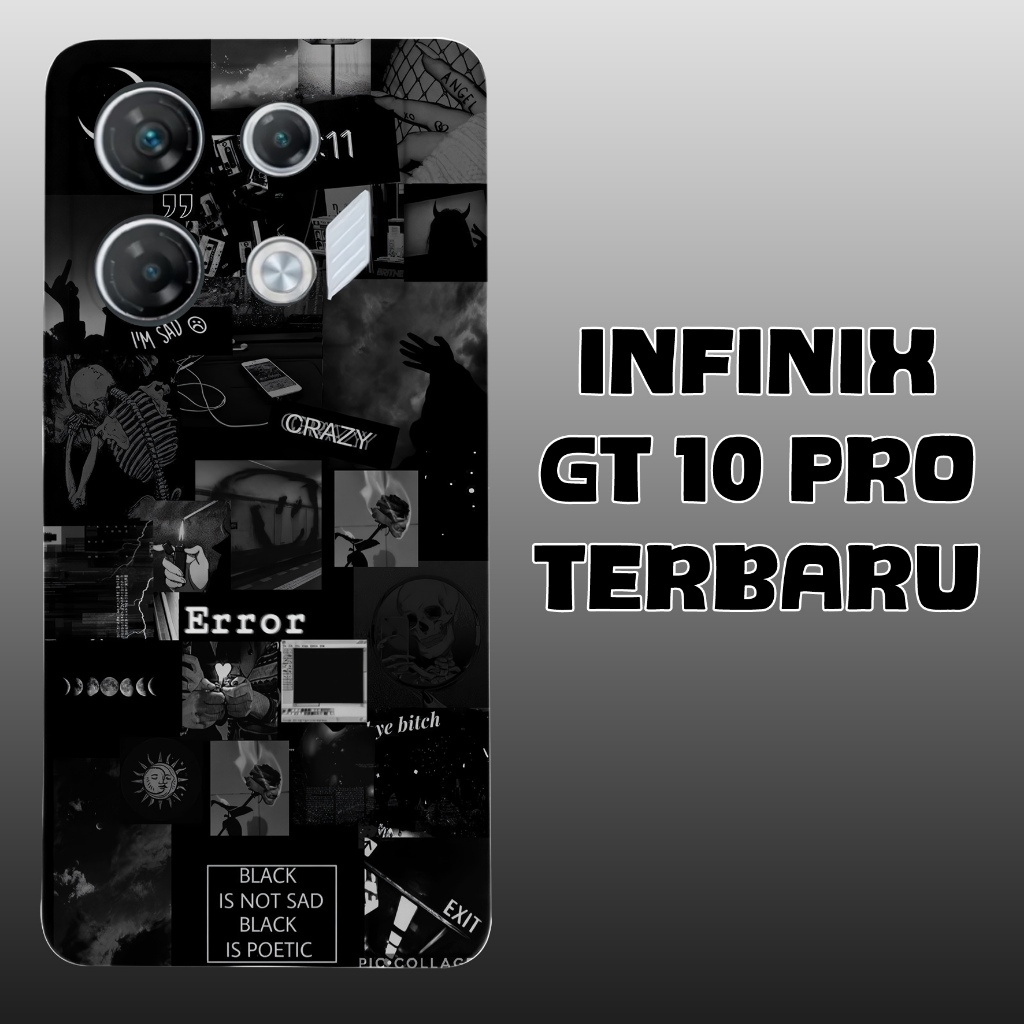 DRK-12 Custome Case INFINIX GT 10 PRO Terbaru Softcase Premium Silicone Lentur Pelindung Handphone