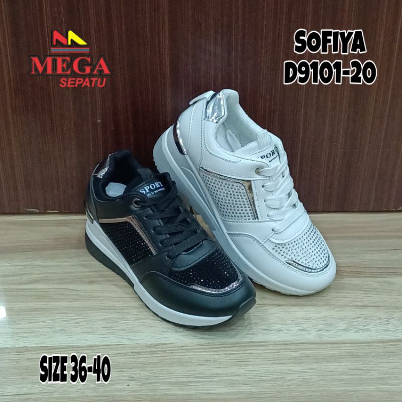 SEPATU SNEAKERS WANITA MEREK SOFIYA D9101-20