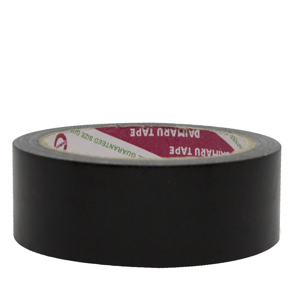 

[✲C75@] Daimaru Cloth Tape Lakban Kain Warna Hitam 36 mm x 12 meter [210]