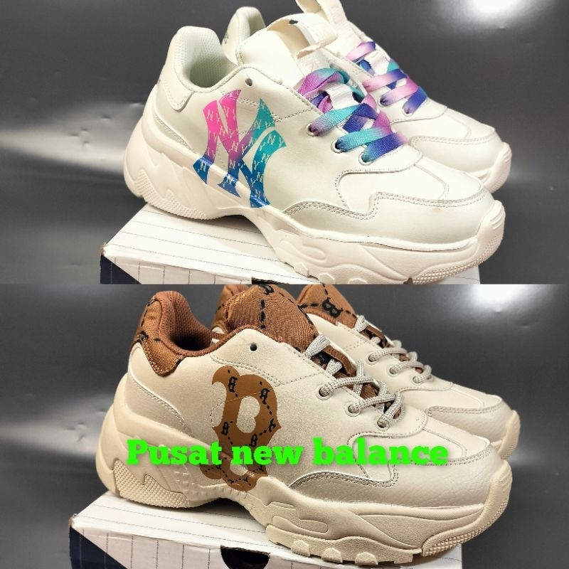 MLB CHUNKY A GRADATION/MLB CHUNKY A DIA MONOGRAM/MLB NY YANKEES BIGBALL CHUNKY/SEPATU MLB/SEPATU KOR