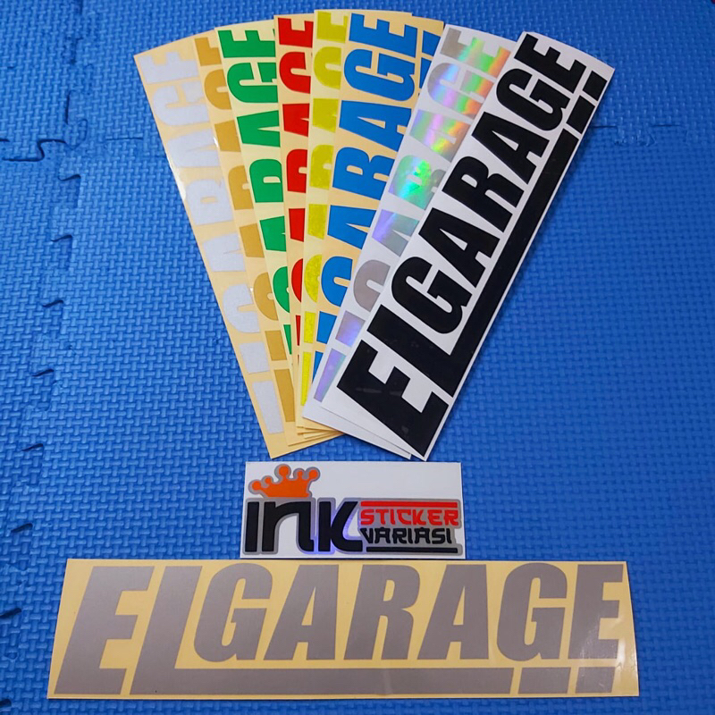 Sticker ELGARAGE cutting