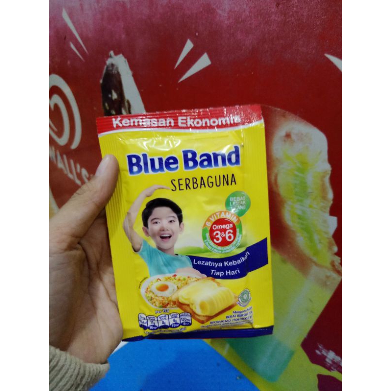 

Kemasan Ekonomis Blue Band / Mentega Serbaguna Ukuran 15gr