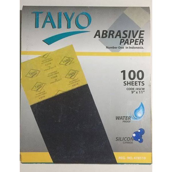 AMPLAS LEMBARAN KSCW TAIYO WATERPROOF ANTI AIR AMPLAS TEMBOK , KAYU AMPLAS KASAR HALUS