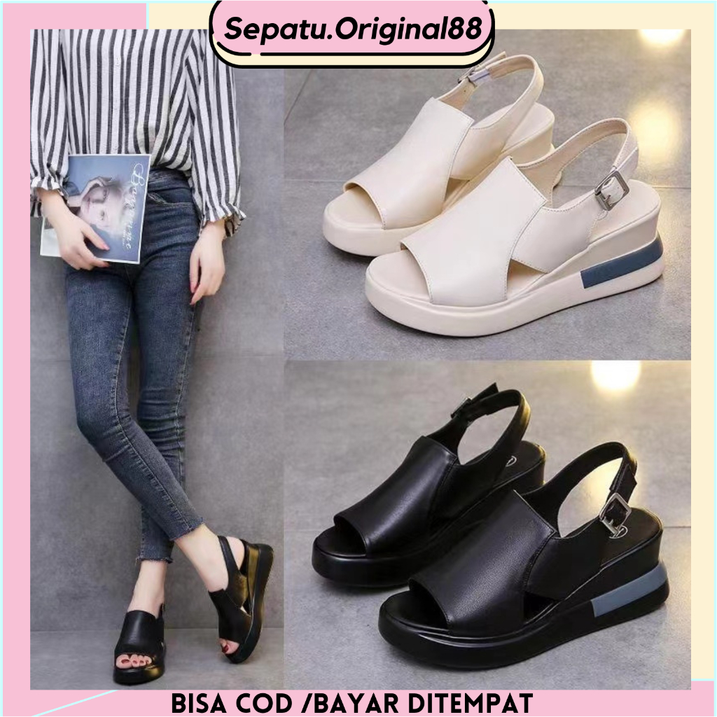 Sepatu Sandal Import Sandal Gunung Sandal Wedges Premium