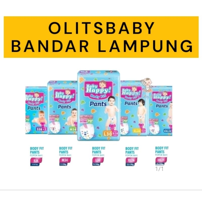 Baby Happy S40, Baby Happy M32, Baby Happy L28, Baby Happy XL26