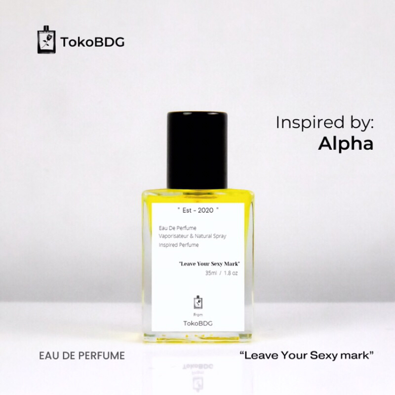 HMNS ALPHA Inspired parfume refile 35ml