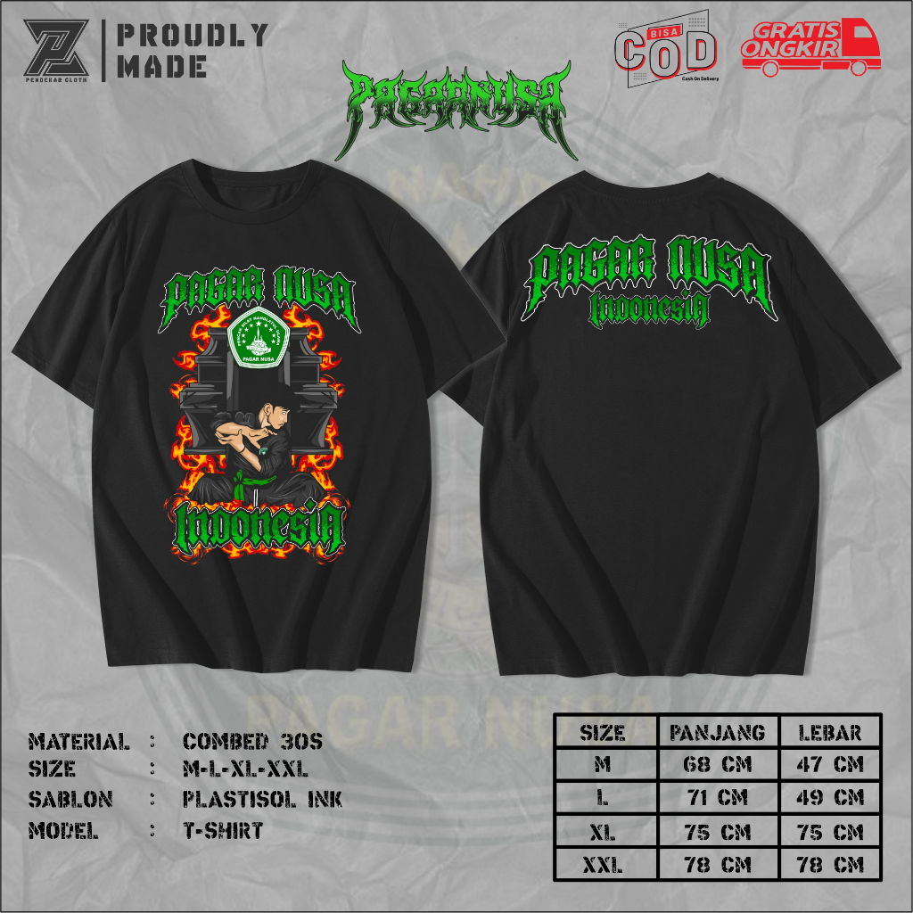Kaos Pagar Nusa Pasang - Hoodie Pagar Nusa - Kaos Pagar Nusa Murah
