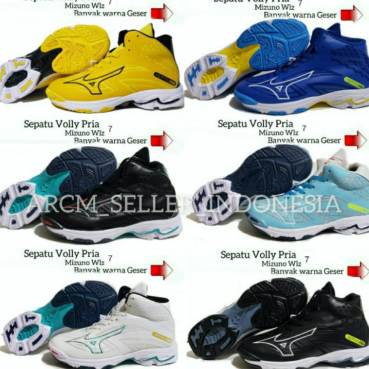 REKOMENDASI Sepatu Volly Mizuno Wlz 7 Sepatu Olahraga Volly Mizuno Wlz 7