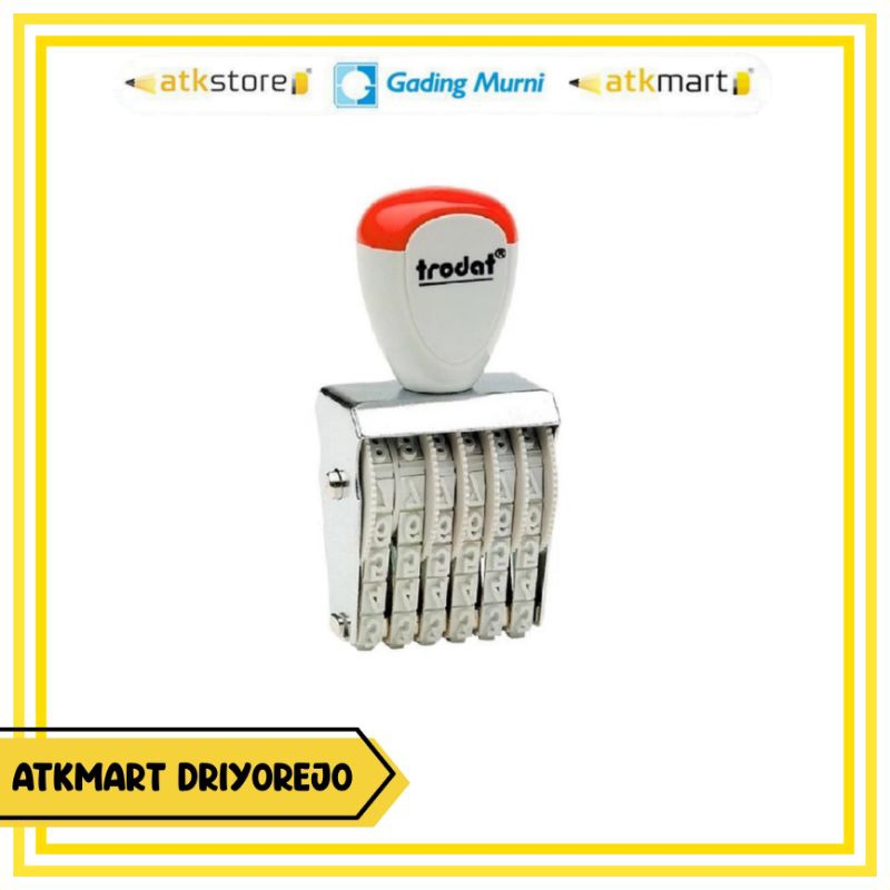 

TRODAT STEMPEL ANGKA 1546 4MM 6 DIGIT PROMO