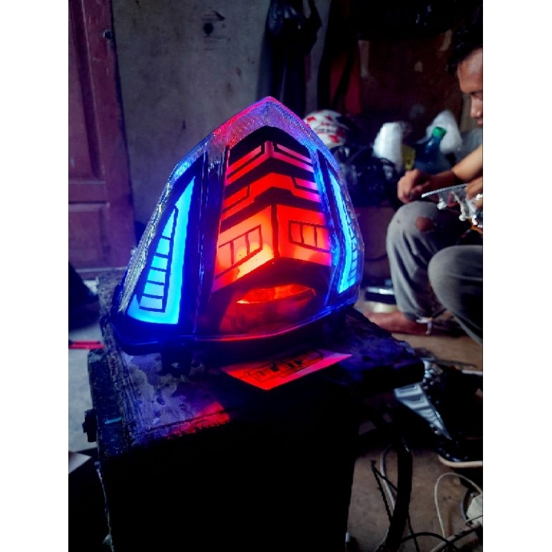 Lampu Belakang LED Custom Sein Running untuk Mio M3, Mio S, Mio Z PNP