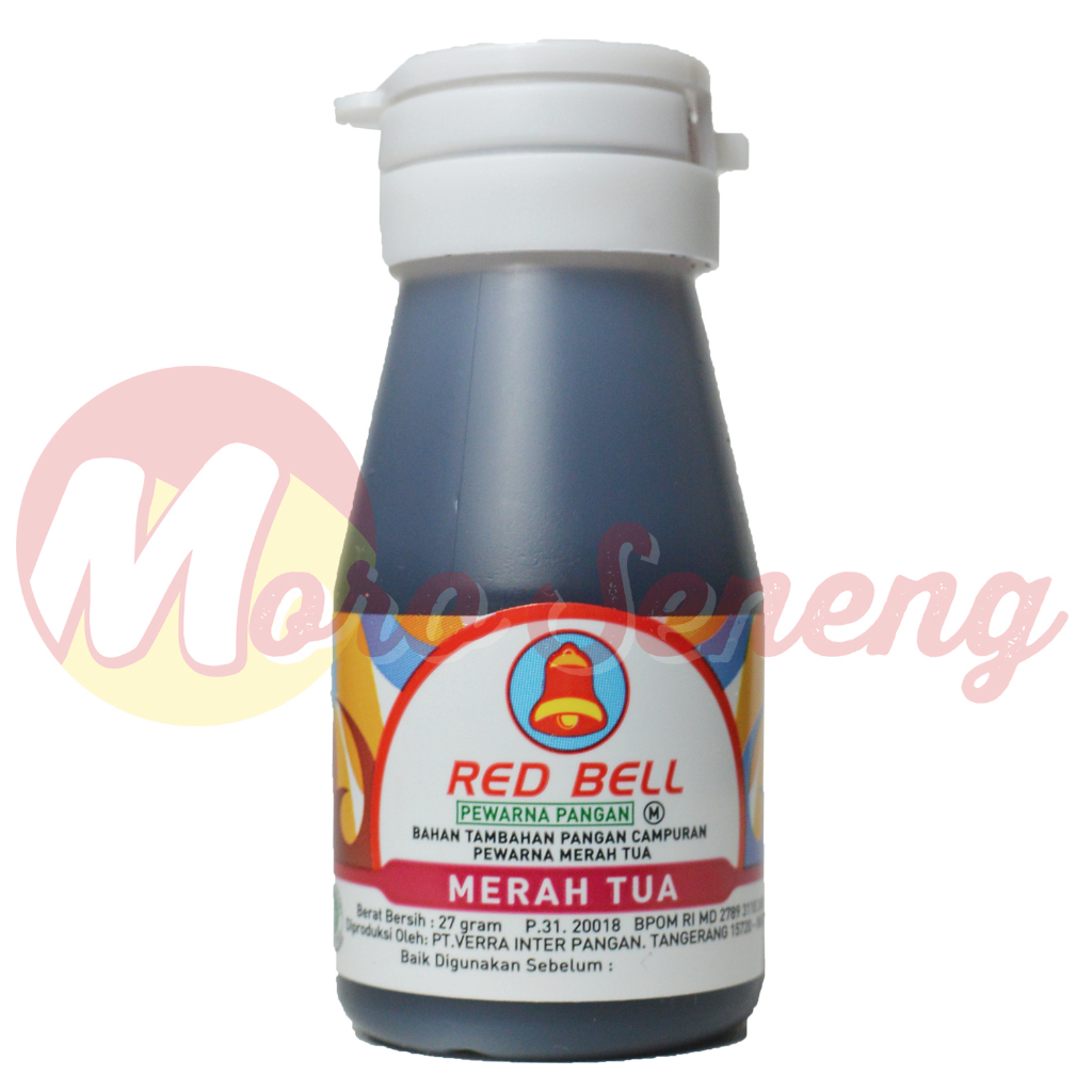 

Red Bell Merah Tua Dark Red Redbell Pewarna