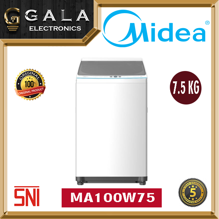 Mesin Cuci Midea MA100W75 Otomatis 7.5 Kg (1 Tabung)