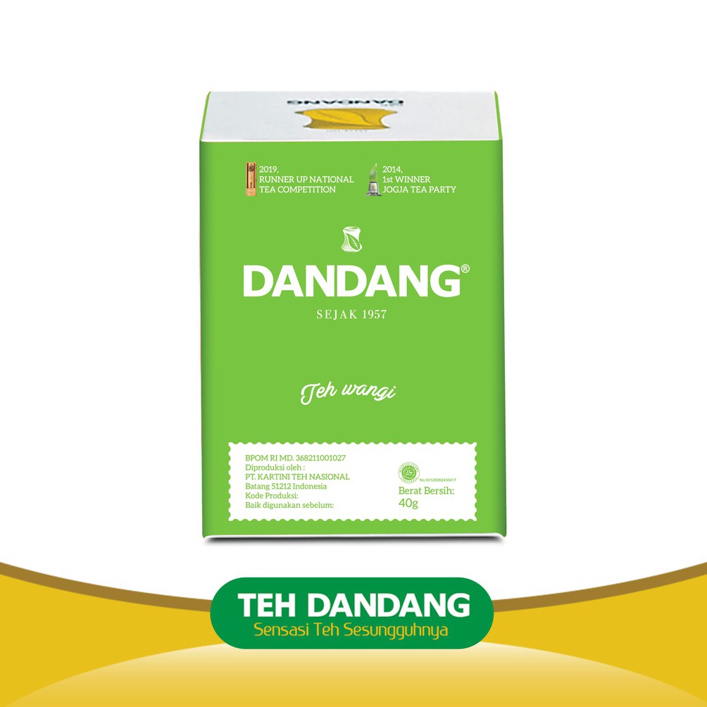 

[COD CS79] Teh Dandang Hijau 40gr [1 slop isi 10 pcs] Terbaru ^_