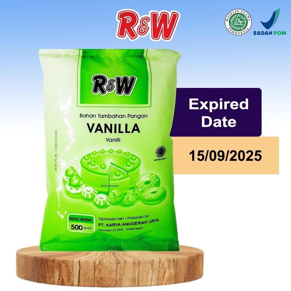 

[♡E24➤] Vanili Bubuk Perisa Vanila Rajawali R&W RW 500 gr Weekday