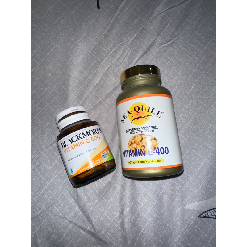 blackmores vitamin C 500 isi 40 an tablet sea quill vitamin E-400 isi 40 an