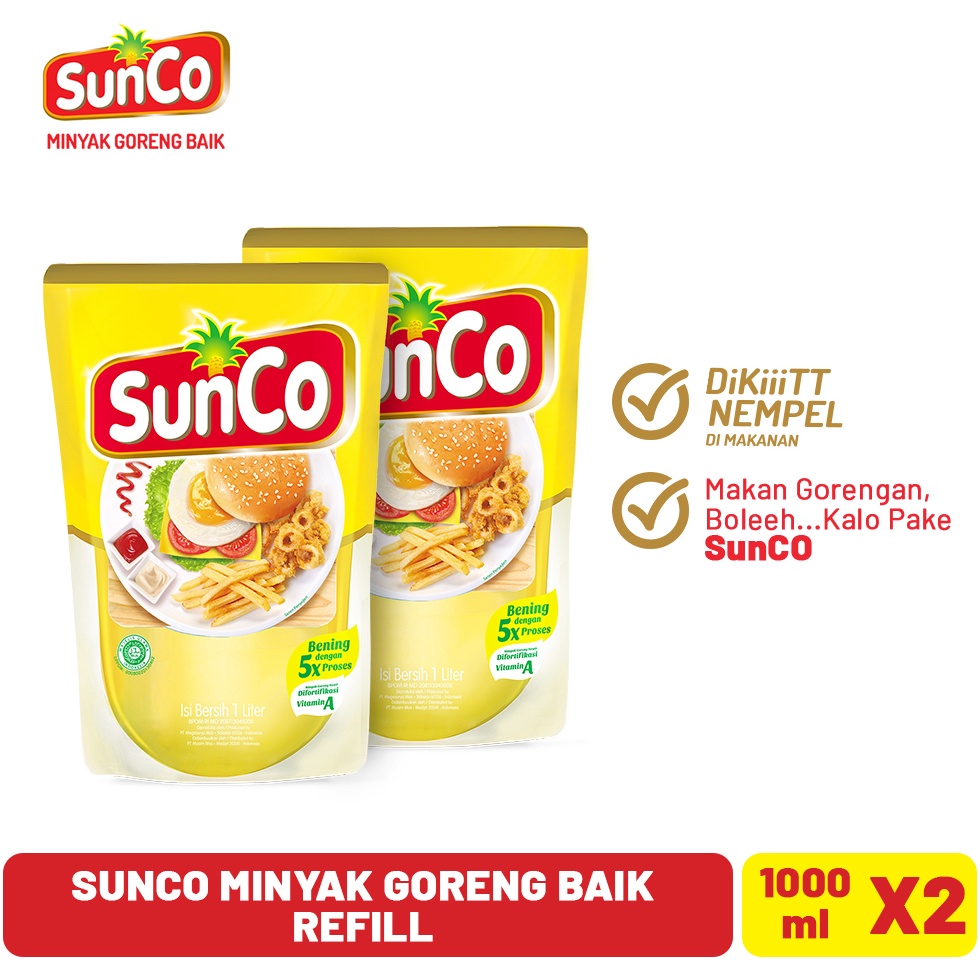 

Best➙ Sunco Minyak Goreng Refill 1L - Twinpack ekzt8