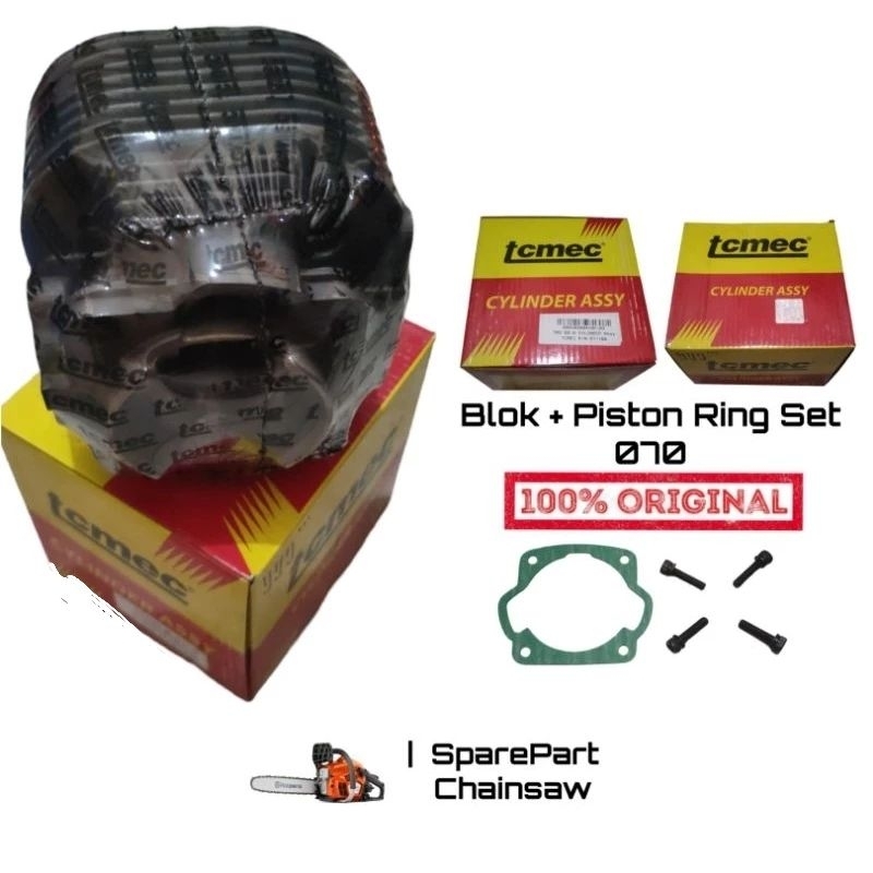 Cylinder/Blok Chainsaw Ms-070/720 Assy ORIGINAL 
