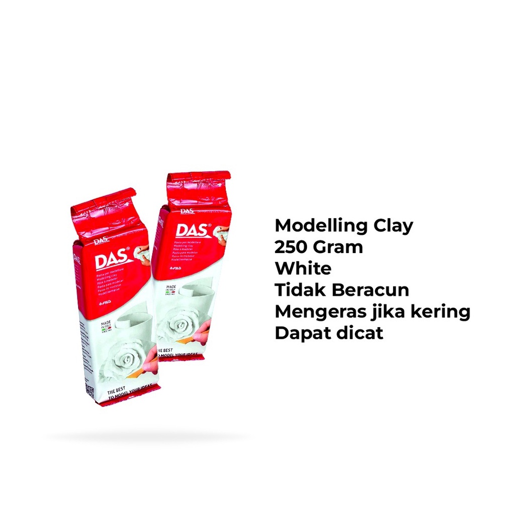 

DR6 Das Modelling Materials Teracota/White 250 Gr Italy / Tanah Liat DAS Teracota/Whie 250 gr Italy amrtj