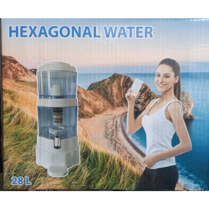 Promo On  Sale On  Dispenser Mineral Pot Bio Energy 28 Liter Alat Penyaringan Air Minum ➾