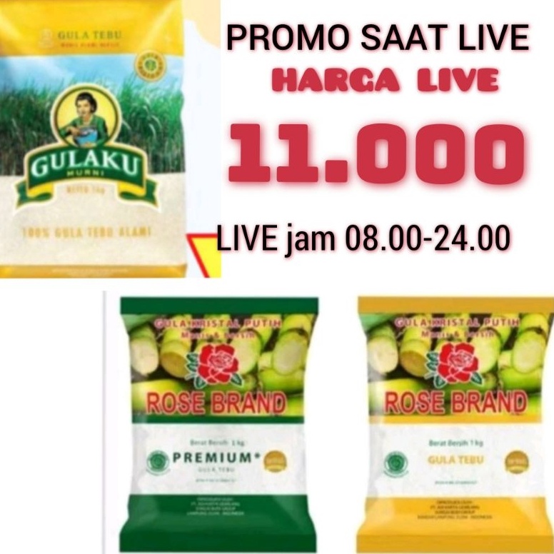 

68 Gulaku Mix / Gula Merk Pabrik Mix 1 Kg - Sembako Jatim lbpey
