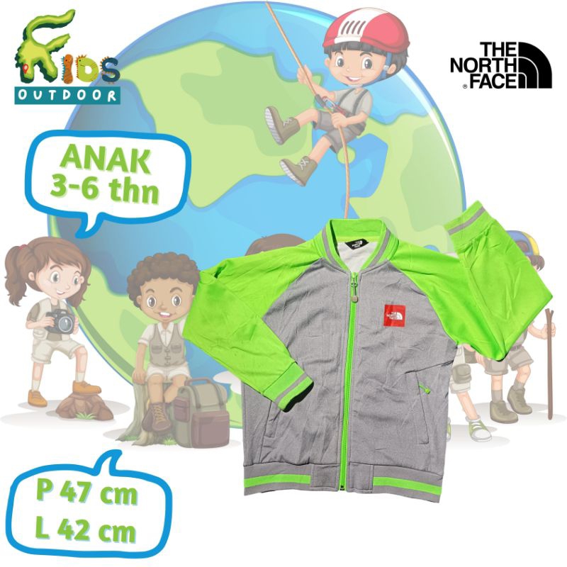 Jaket Tracktop Anak TNF bekas second