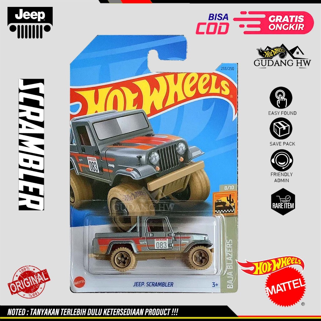 HOT WHEELS JEEP SCRAMBLER