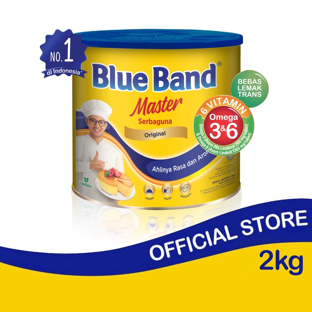 

[♠S37$] Blue Band Master Original Margarin Masak 2 Kg Murah
