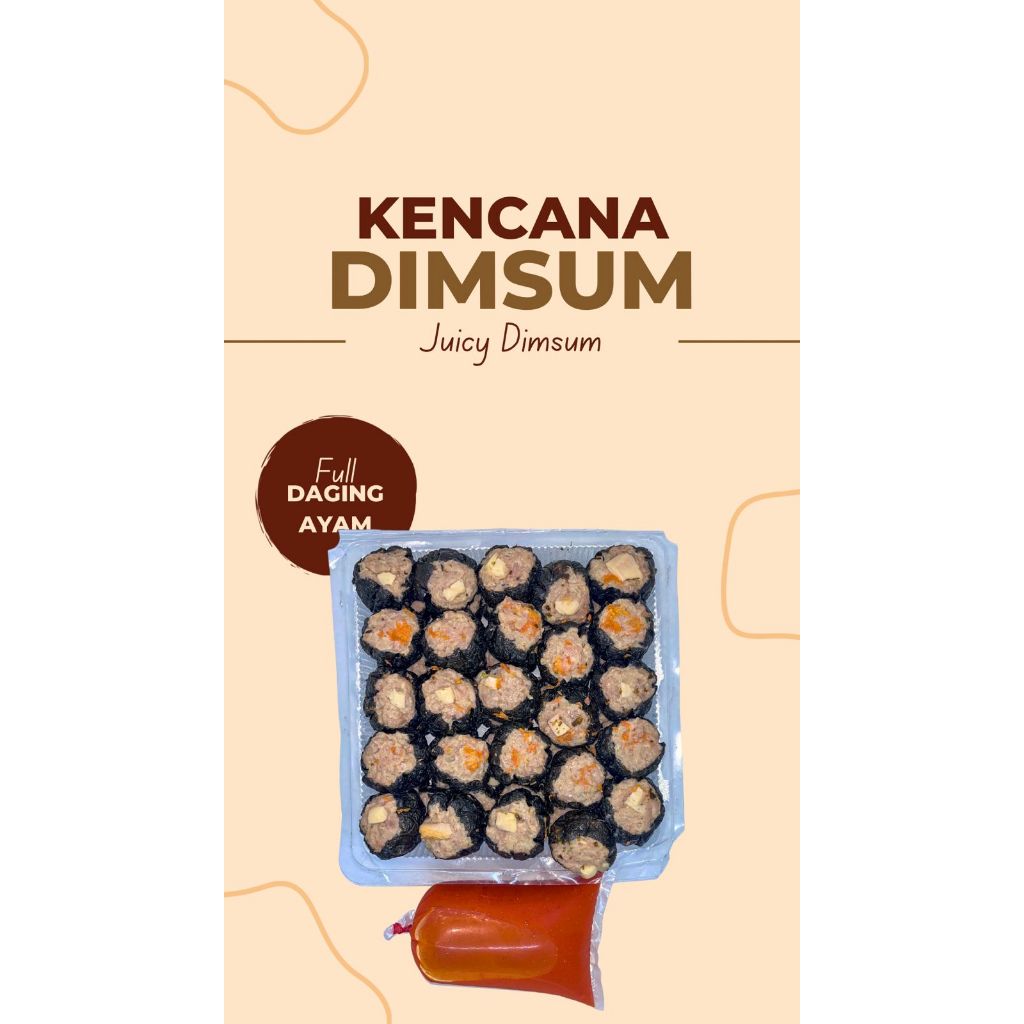 

Premium Dimsum Ayam Kulit Nori (25 Pc) (Hotel/ Resto/ Cafe/ Catering)