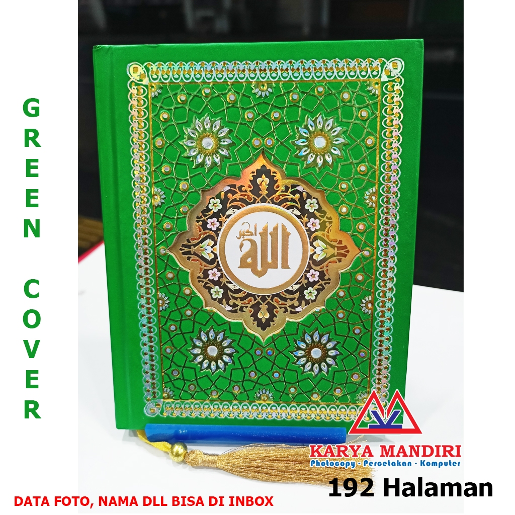 BUKU SURAT YASIN HARD COVER HIJAU