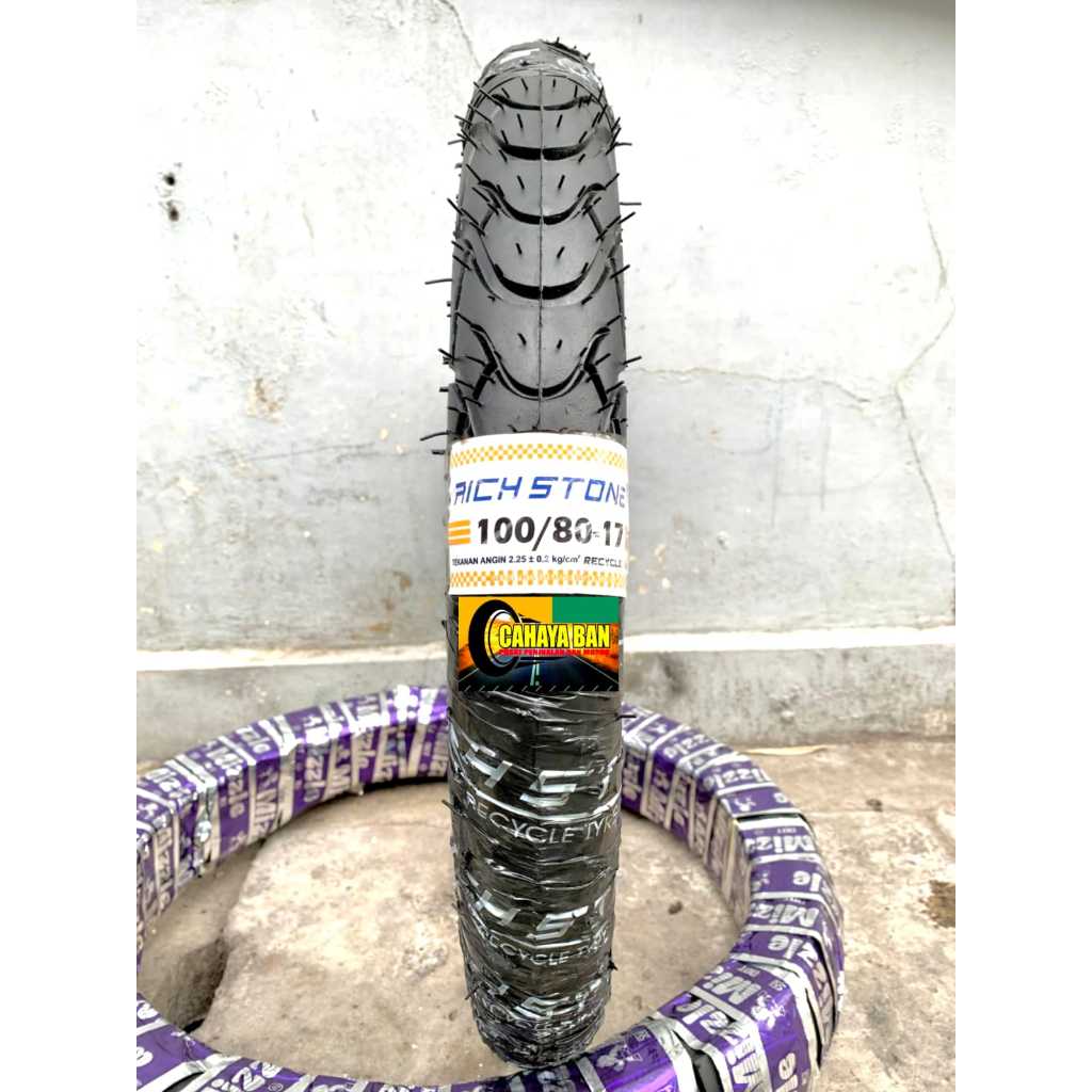 BAN MOTOR 100/80-17 BAN MOTOR RING 17 BUKAN TUBLESS ring 17 ban 100/80-17 ban richstone ban Vega Ban