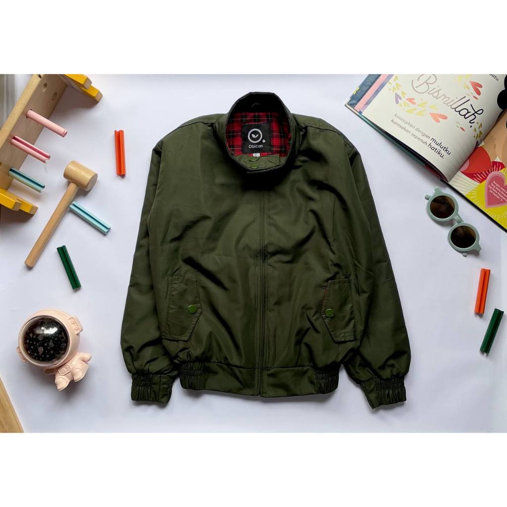 Jaket Anak Obican / Harrington Jacket for Kids-Army
