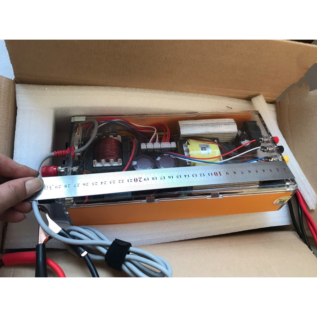 Ready SAMUS 1600M DC12V 4000W Inverter listrik cerdas penguat elektronik keluaran silikon ganda