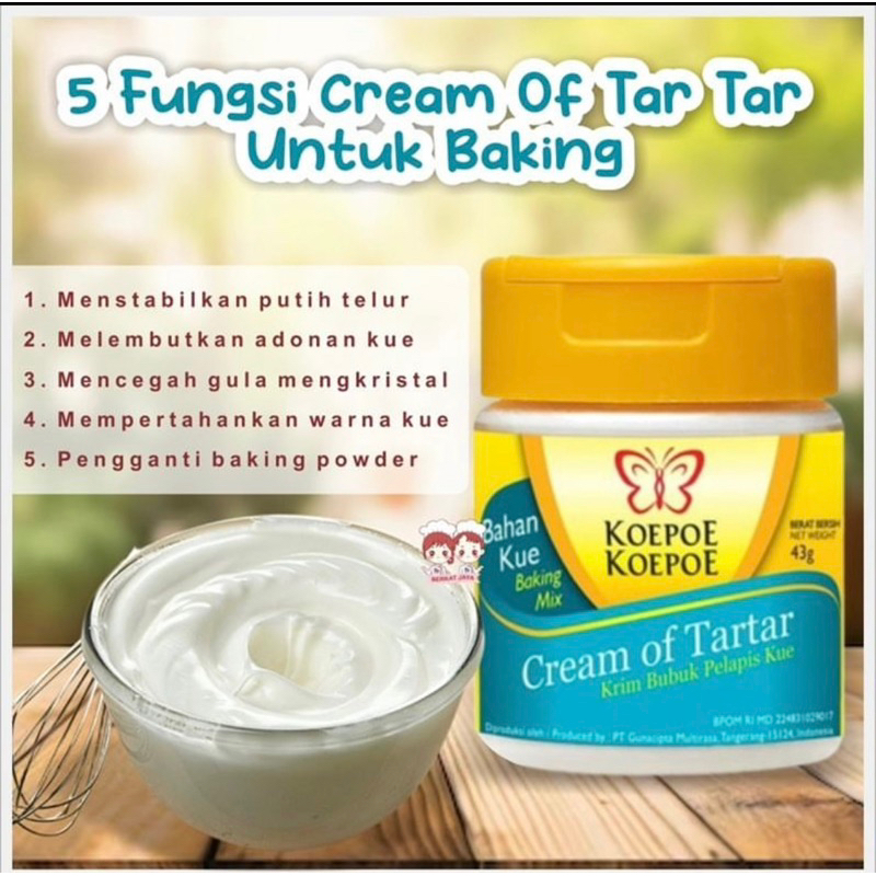 

cream of tartar koepoe 43 gram / cream of tartar koepoe 43 gram