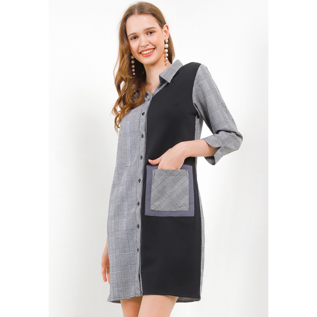 ELLE Apparel Original - Blazer Dress Combination/Dress Wanita/Blazer Wanita