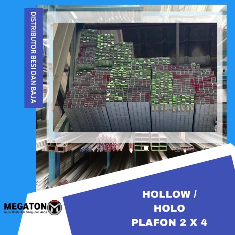 HOLLO GALVALUM / HOLLOW PLAFON 2 X 4