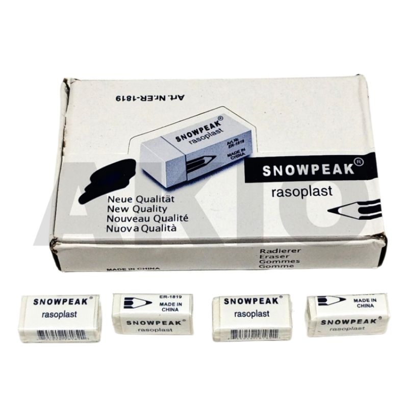 

Penghapus Pensil SNOWPEAK ER-1819 Warna Putih Murah Lucu Eraser Korea Unik
