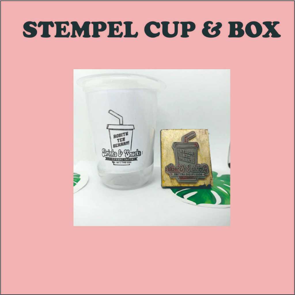 

Stempel Cup Gelas dan box