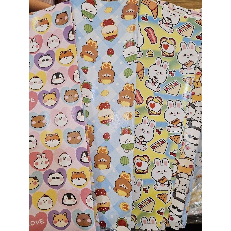 

10 pcs Kertas Kado Kecil KIKY Motif Random