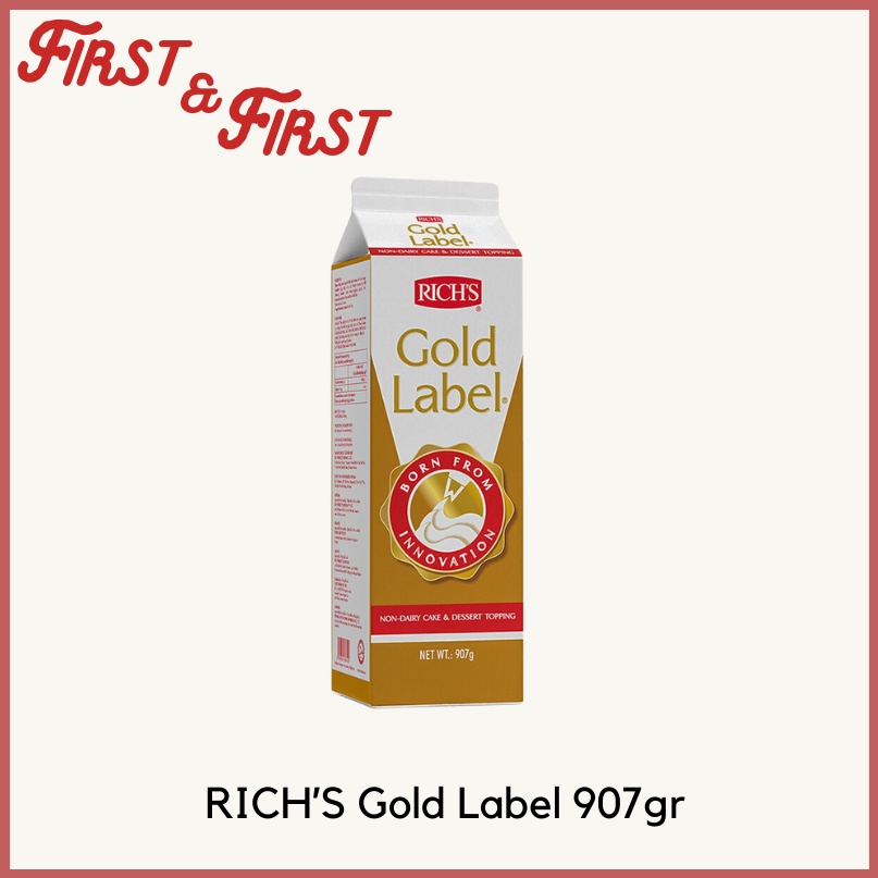 

[037] Rich's Gold Label Whipping Cream 907 gram 86