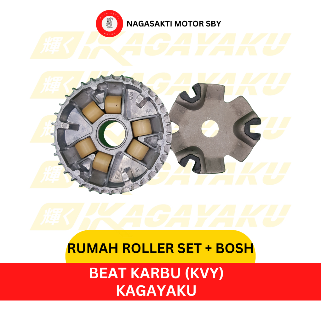 RUMAH ROLLER ASSY SET KOMPLIT + BOSH BEAT KARBU 2008-2012 KVY
