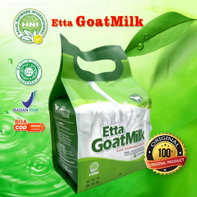

EGM Etta Goat Milk HNI HPAI SUSU KAMBING ORIGINAL 100% NUTRISI OTAK VITAMIN IBU HAMIL MENYUSUI