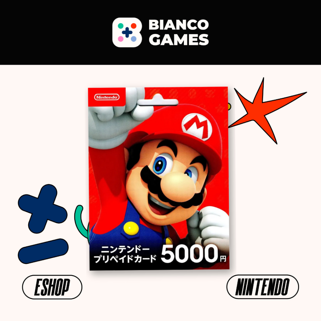 NINTENDO ESHOP REGION JAPAN / JEPANG (5000 JPY)