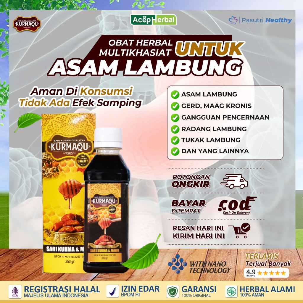 Obat Asam Lambung Maag Gerd Akut Kronis Tukak Lambung Luka Radang Lambung Mual Infeksi Lambung Sakit