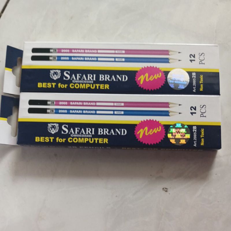 

pensil safari brand isi 12 pcs art.2005 2B