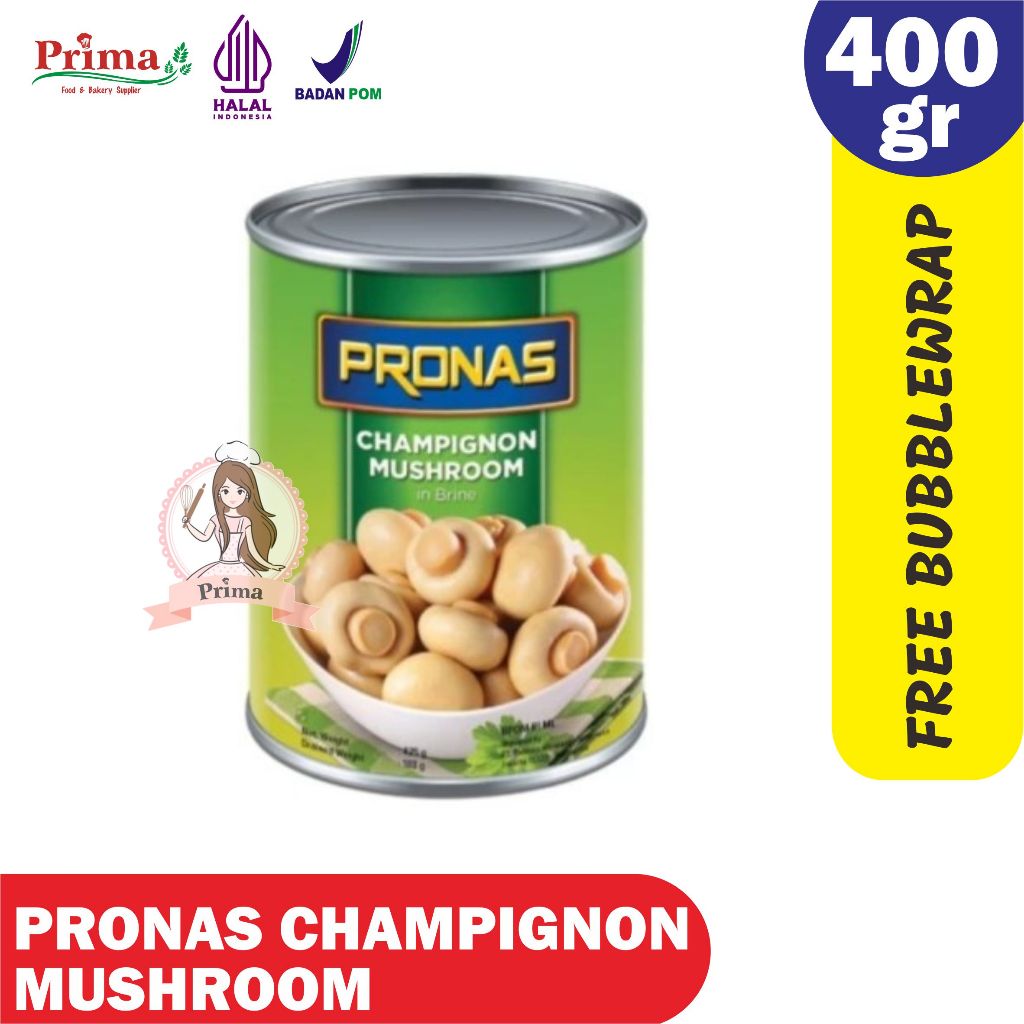 

Jamur Kaleng - Jamur Kancing - Pronas - 400gr