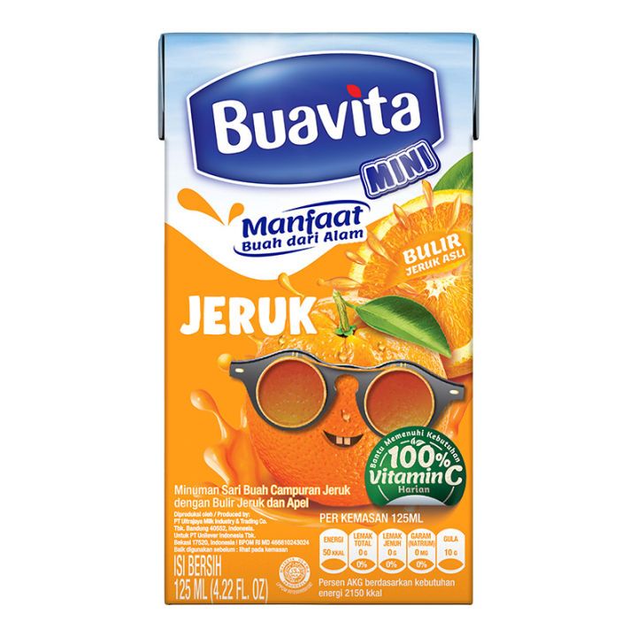 

Buavita MINI rasa jeruk 125 ml