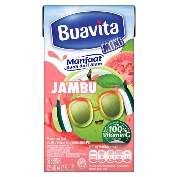 

Buavita MINI rasa jambu 125 ml