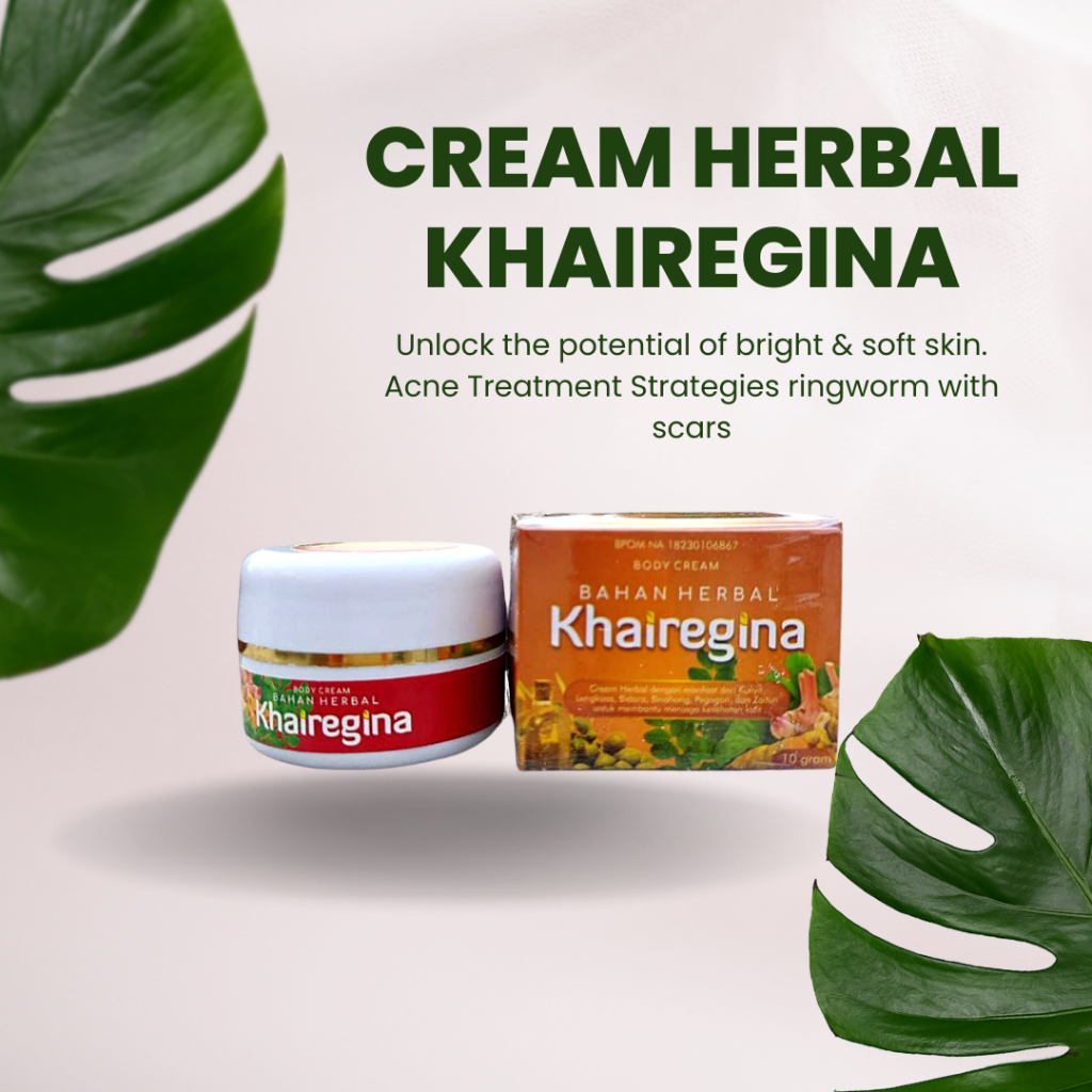 Cream Salep Herbal Regina / Khairegina Penghilang Kulit Gatal Jamur Kurap Panu Kadas Original 100%