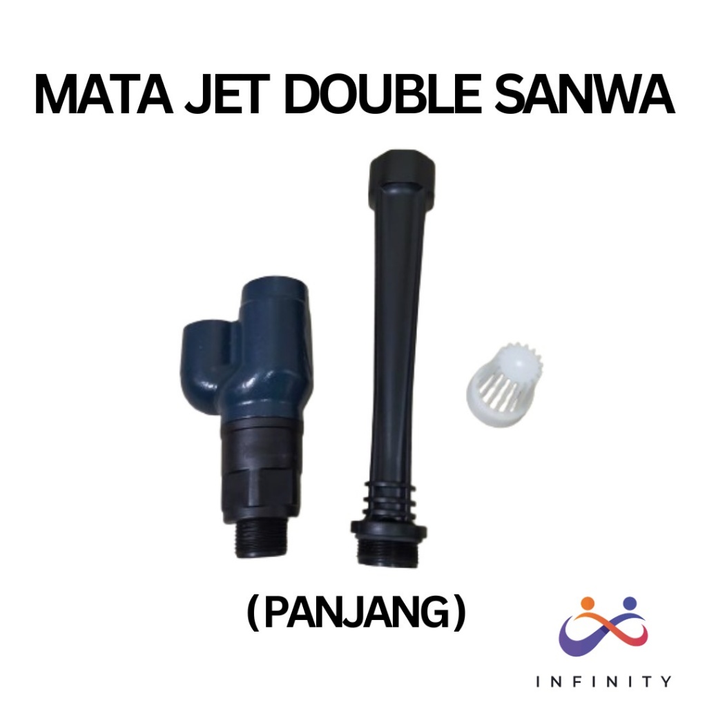Mata Jet SANWA Model Apollo pompa air pump Jet pvc Double Jet Panjang INF